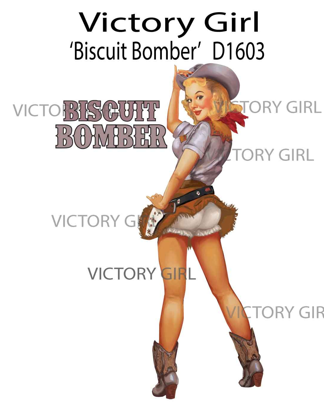 Biscuit Bomber Vinyl Sticker Decal