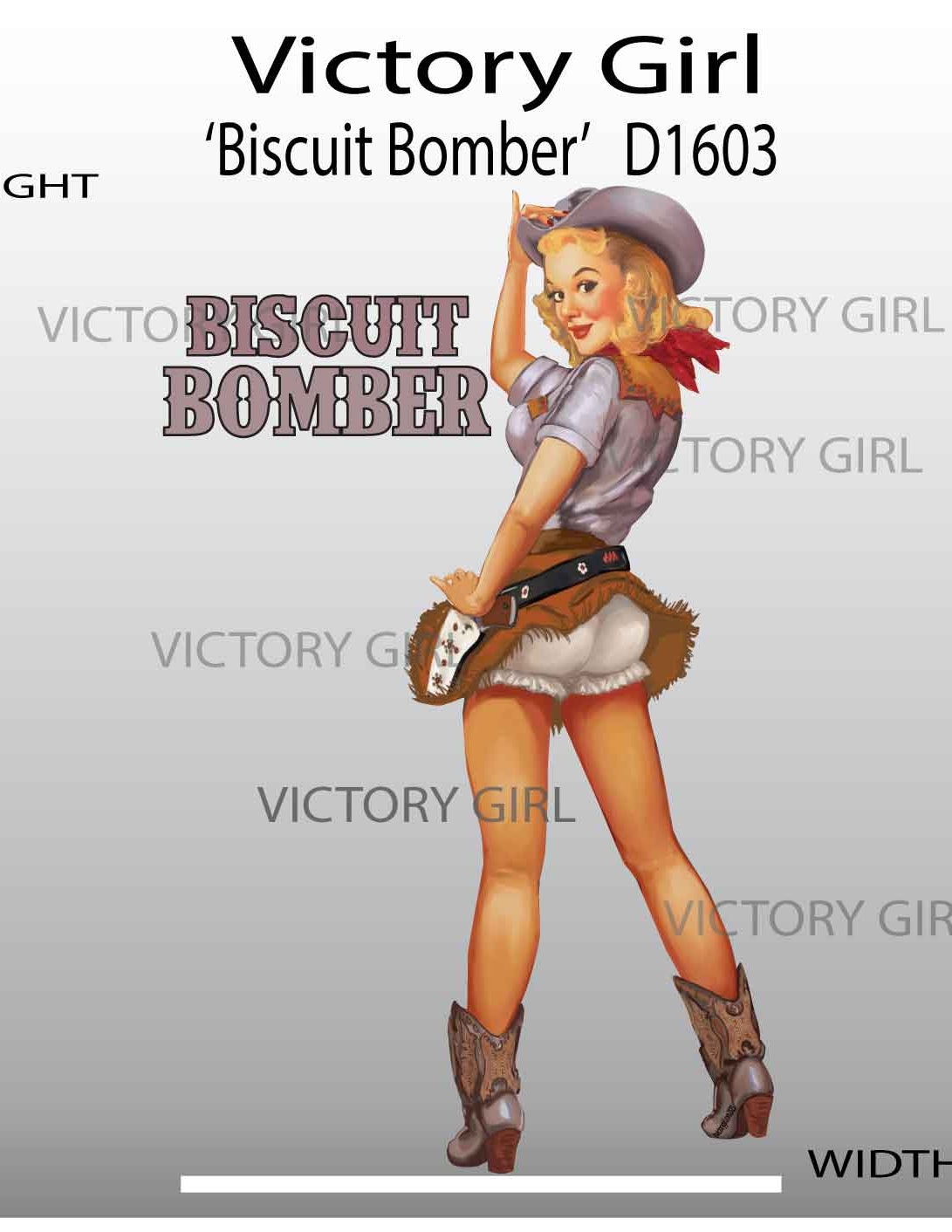 Biscuit Bomber Vinyl Sticker Decal