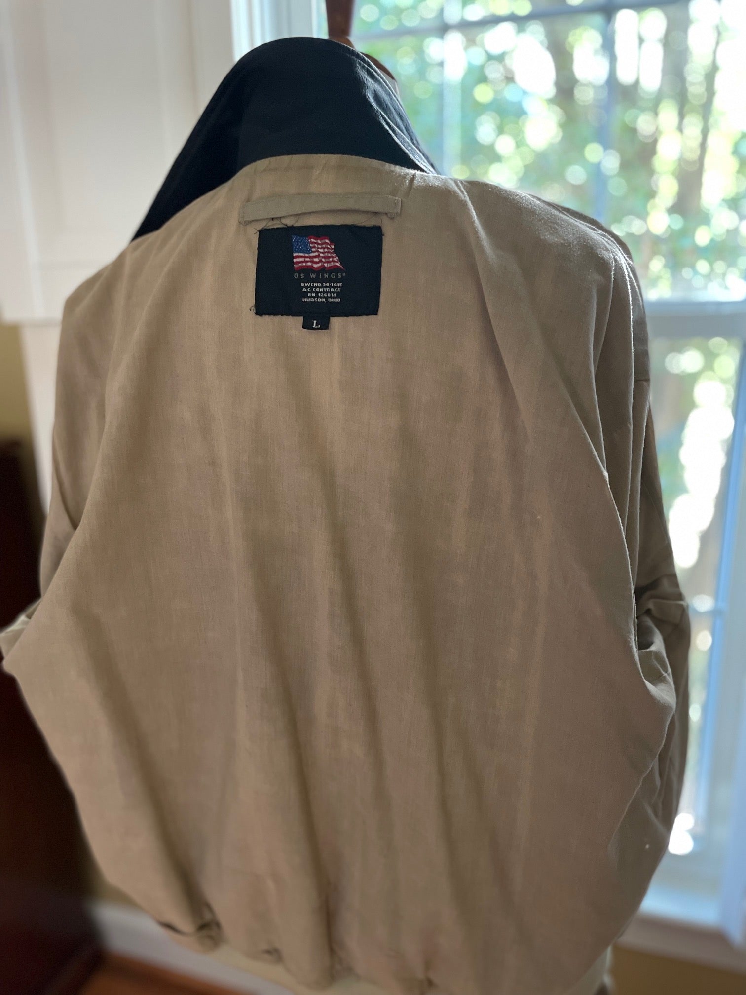 A10 jacket liner -cotton-with tag shown