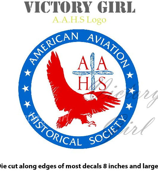 American Aviation Historical Society Logo Vinyl Decal Sticker