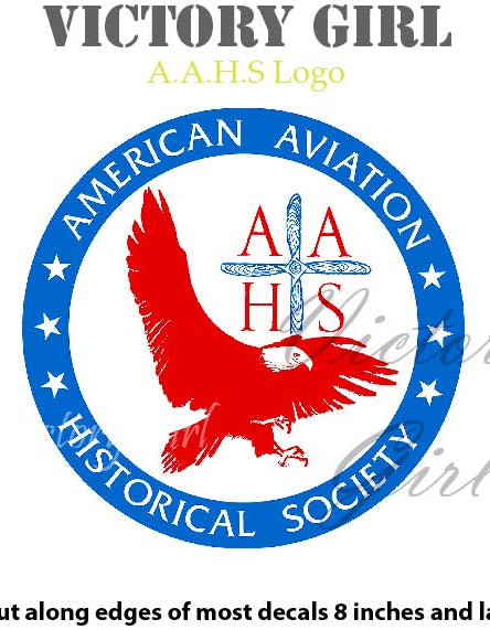 American Aviation Historical Society Logo Vinyl Decal Sticker