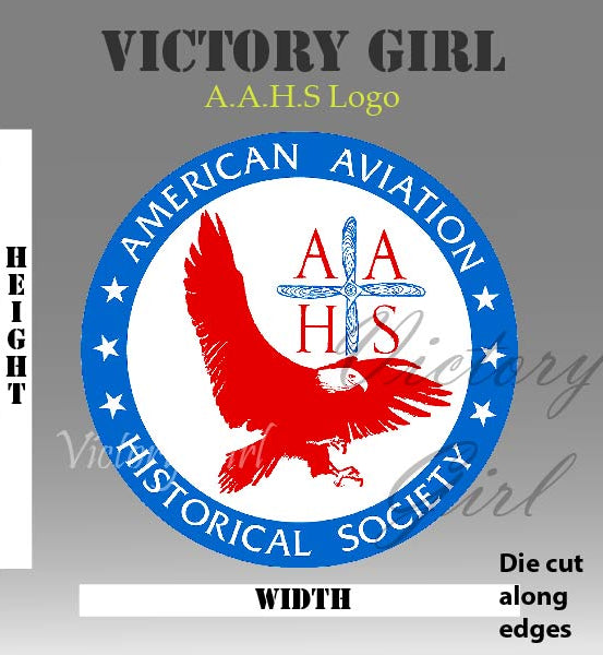 American Aviation Historical Society Logo Vinyl Decal Sticker