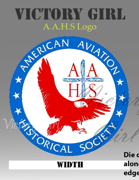 American Aviation Historical Society Logo Vinyl Decal Sticker