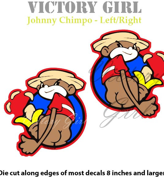 Johnny Chimpo Vinyl Decal Sticker