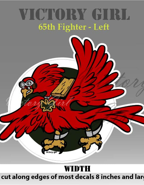 65th Fighter Squadron Insignia Vinyl Decal Sticker