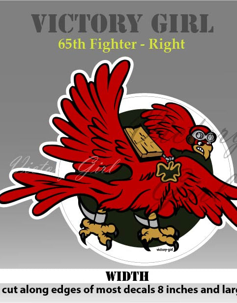 65th Fighter Squadron Insignia Vinyl Decal Sticker