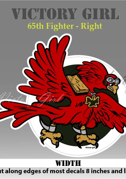 65th Fighter Squadron Insignia Vinyl Decal Sticker