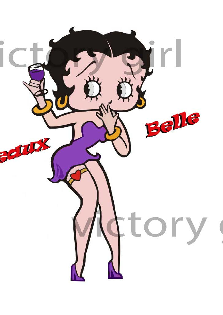 Bordeaux Belle Vinyl Decal Sticker