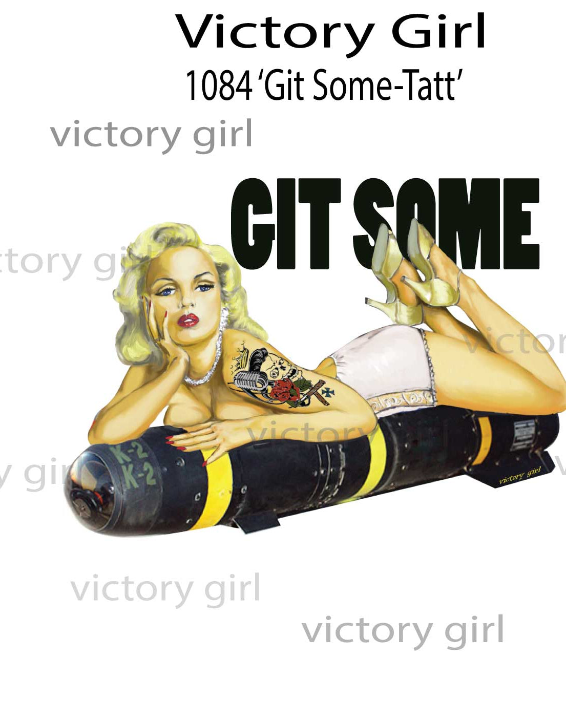 Git Some-TATT Vinyl Decal Sticker