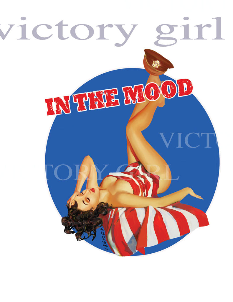 In the Mood - with Background Vinyl Decal Sticker