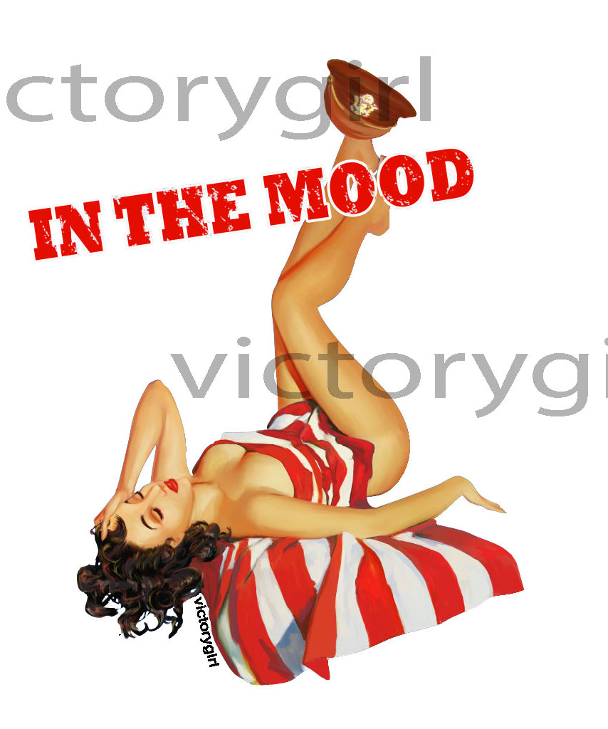 In the Mood - no Background Vinyl Decal Sticker