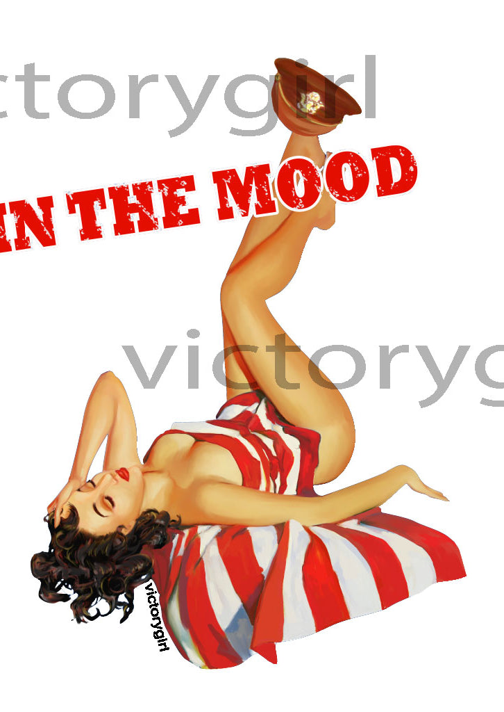 In the Mood - no Background Vinyl Decal Sticker
