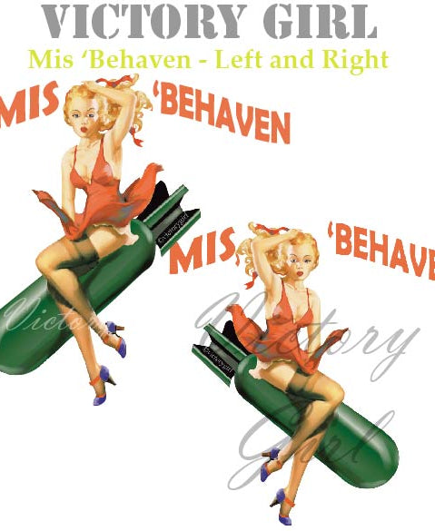 MisBehaven - with bomb Vinyl Decal Sticker