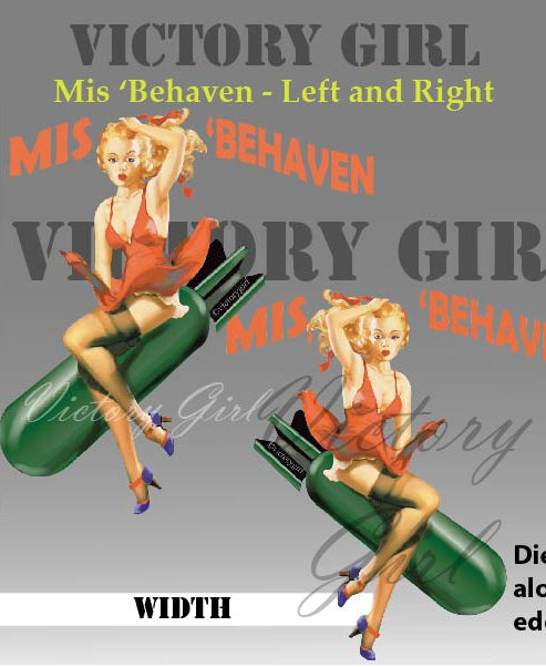 MisBehaven - with bomb Vinyl Decal Sticker