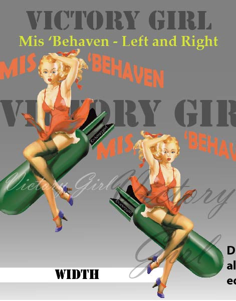 MisBehaven - with bomb Vinyl Decal Sticker