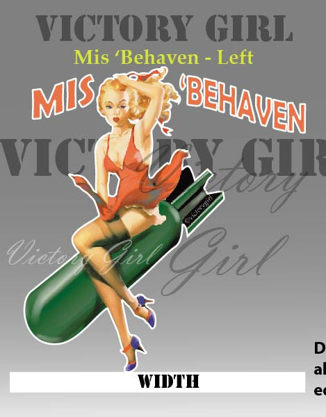 MisBehaven - with bomb Vinyl Decal Sticker