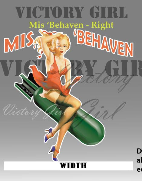 MisBehaven - with bomb Vinyl Decal Sticker