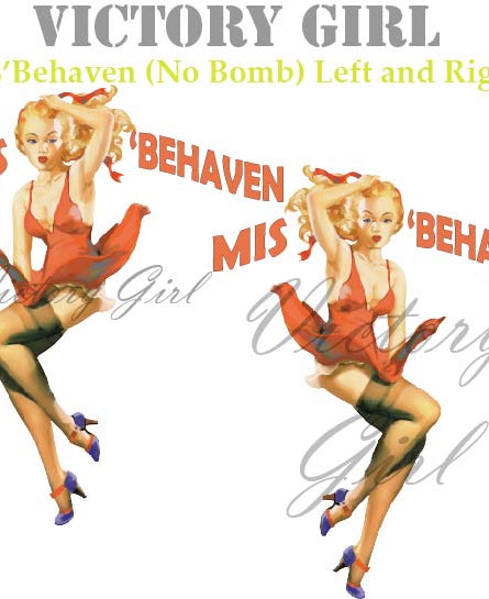 MisBehaven - No Bomb Vinyl Decal Sticker