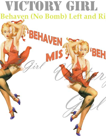 MisBehaven - No Bomb Vinyl Decal Sticker