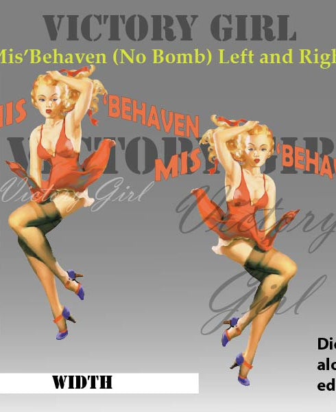 MisBehaven - No Bomb Vinyl Decal Sticker