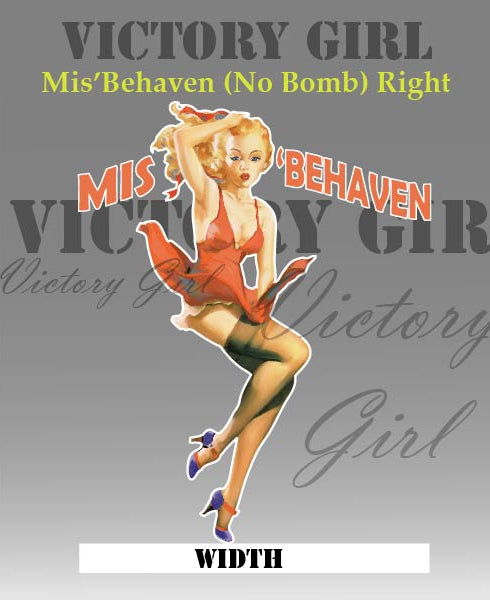 MisBehaven - No Bomb Vinyl Decal Sticker