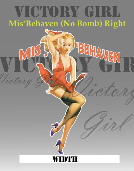 MisBehaven - No Bomb Vinyl Decal Sticker