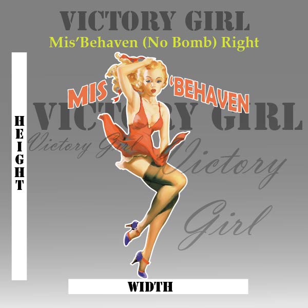 MisBehaven - No Bomb Vinyl Decal Sticker