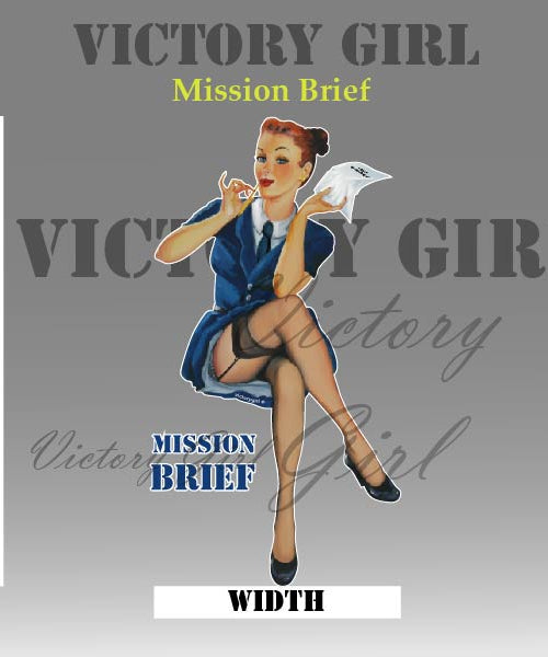 Mission Brief - no Background Vinyl Decal Sticker