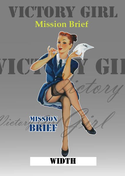 Mission Brief - no Background Vinyl Decal Sticker