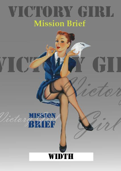 Mission Brief - no Background Vinyl Decal Sticker