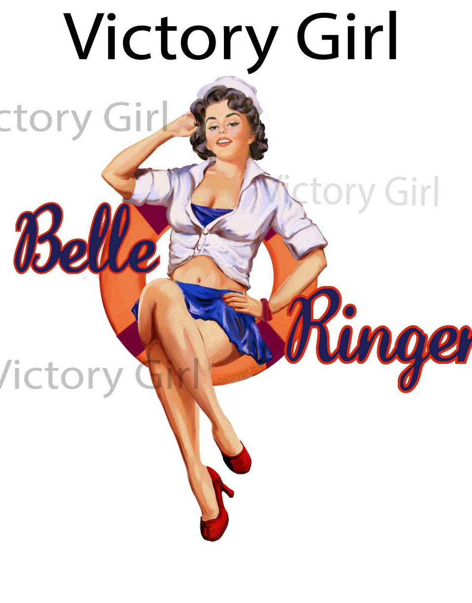 Belle Ringer Vinyl Decal Sticker