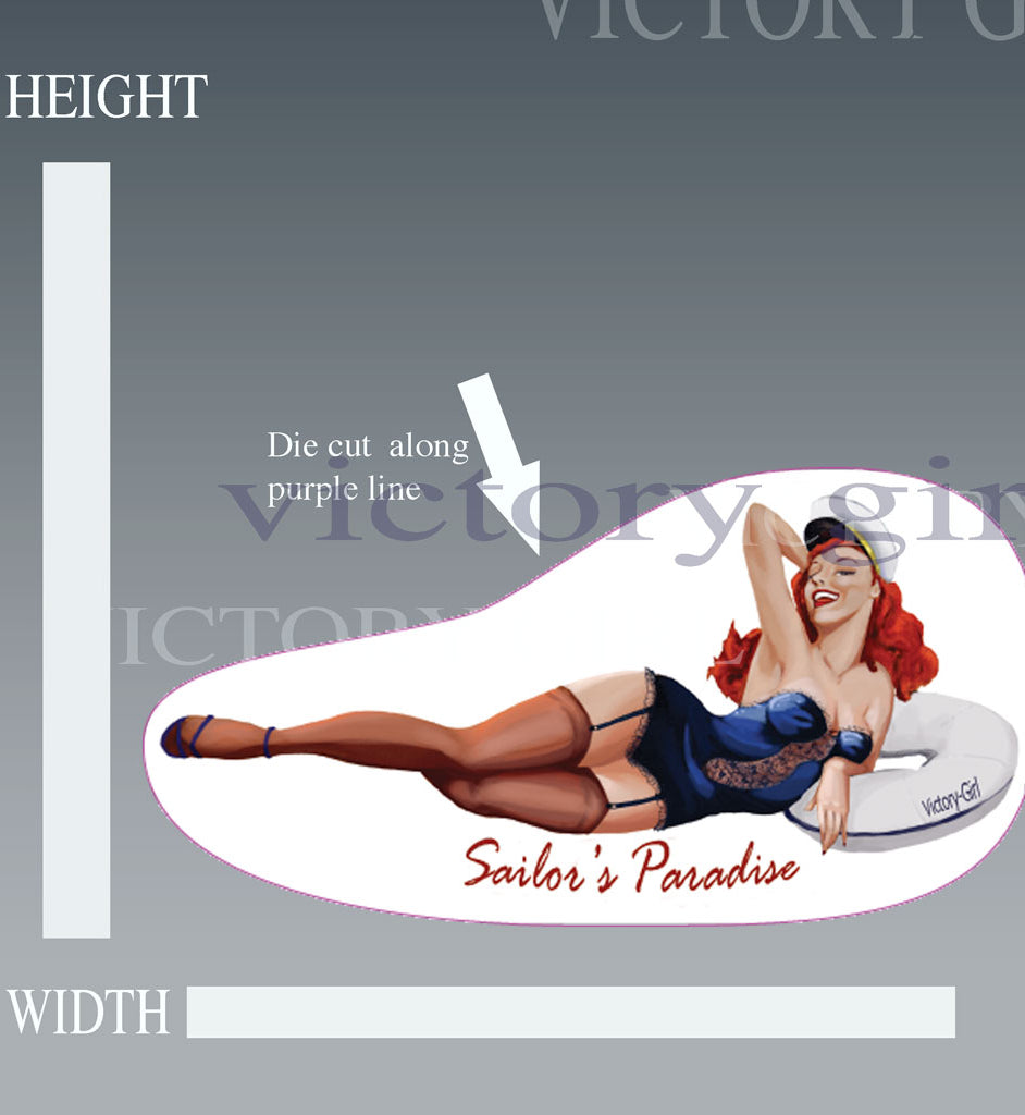 Sailor's Paradise Vinyl Decal Sticker