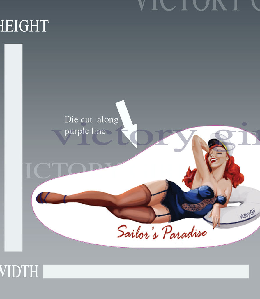 Sailor's Paradise Vinyl Decal Sticker