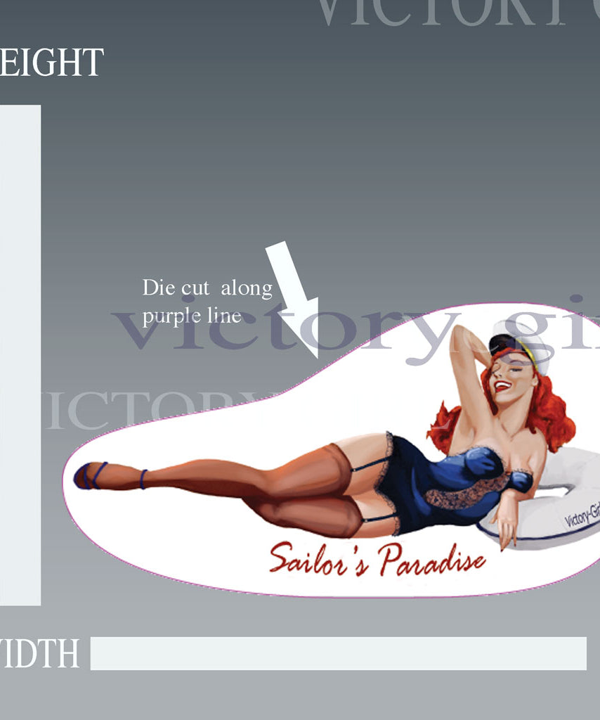 Sailor's Paradise Vinyl Decal Sticker