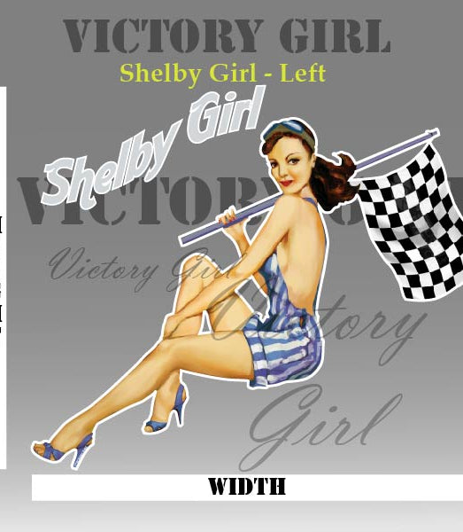 Shelby Girl Vinyl Decal Sticker