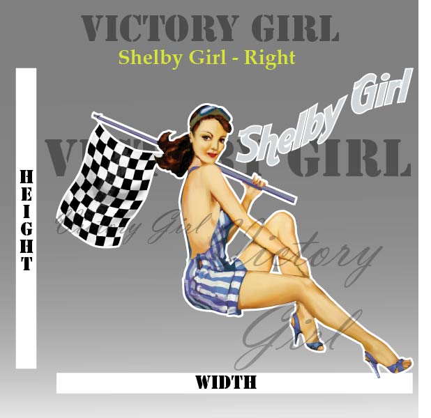 Shelby Girl Vinyl Decal Sticker