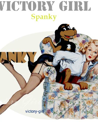 Spanky Vinyl Decal Sticker