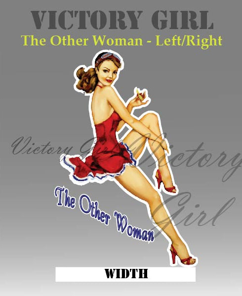 The Other Woman Nose Art Vinyl Decal Sticker