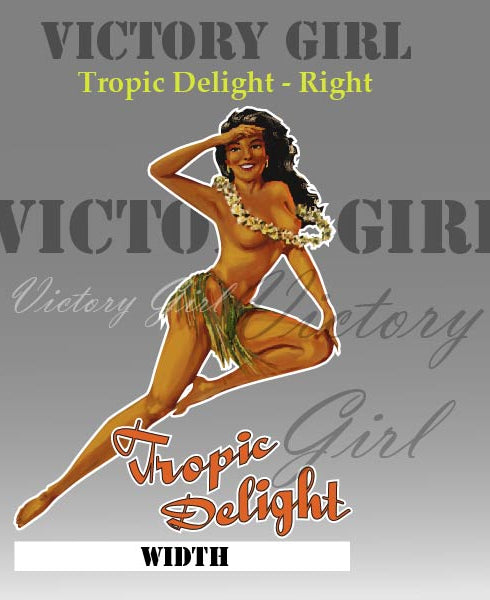 Tropic Delight Vinyl Decal Sticker