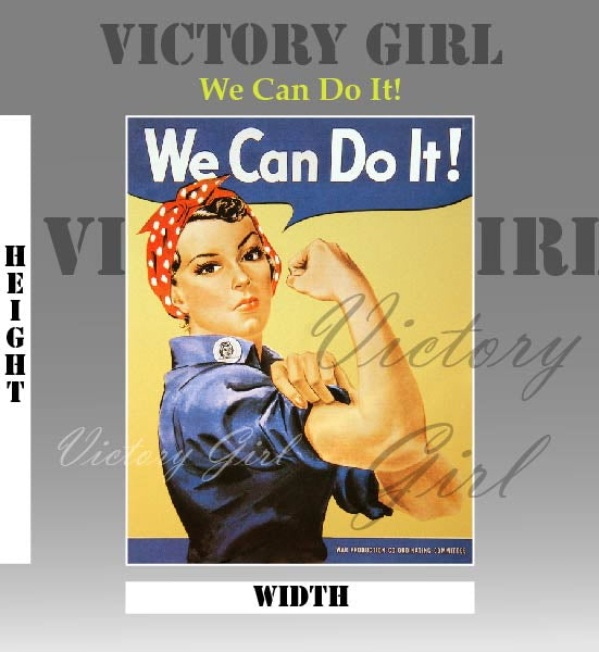 We Can Do It Vinyl Decal Sticker