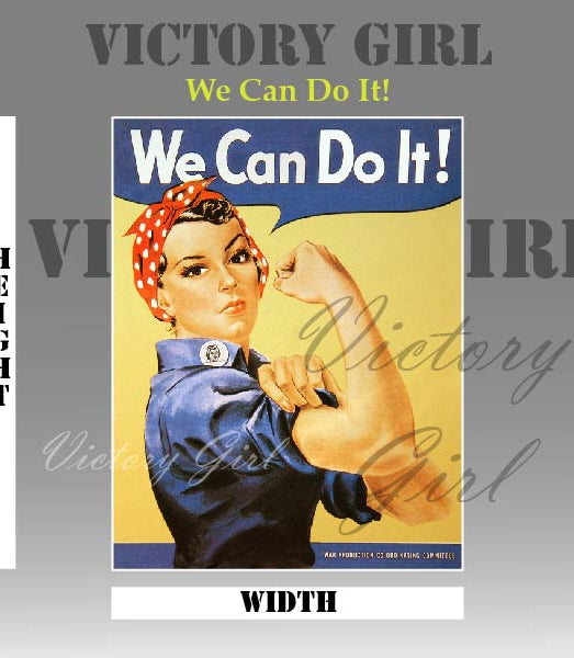 We Can Do It Vinyl Decal Sticker