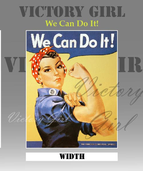 We Can Do It Vinyl Decal Sticker