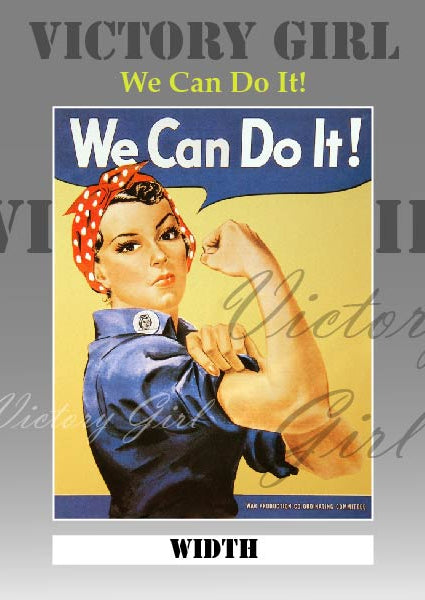 We Can Do It Vinyl Decal Sticker
