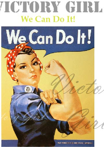 We Can Do It Vinyl Decal Sticker