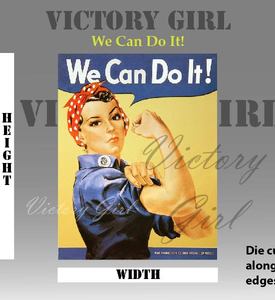 We Can Do It Vinyl Decal Sticker