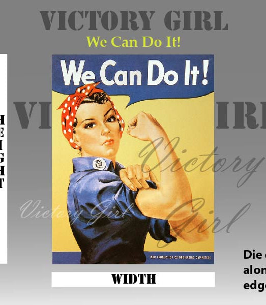 We Can Do It Vinyl Decal Sticker