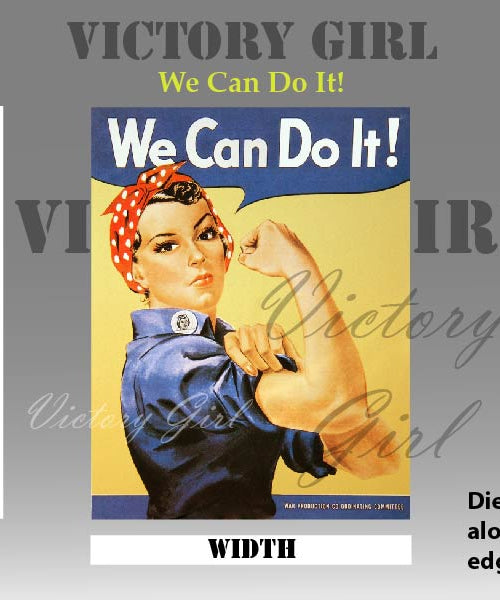 We Can Do It Vinyl Decal Sticker