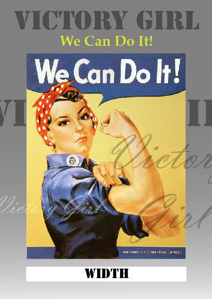 We Can Do It Vinyl Decal Sticker