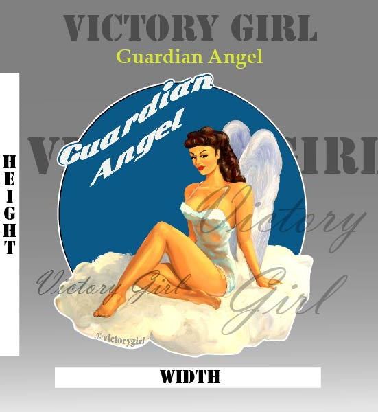 Guardian Angel Vinyl Decal Sticker