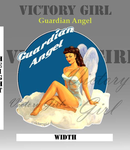 Guardian Angel Vinyl Decal Sticker